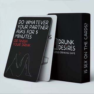 Drunk Desires Couples Drinking Game Card Game