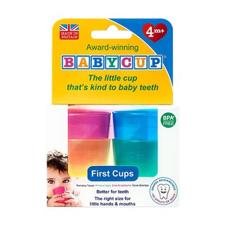 Babycup แก้วหัดดื่มสำหรับเด็ก (1 เซต 4 ใบ 4 สี)