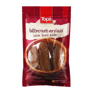 ท็อปสหัวไชโป๊วหวาน 200กรัม Tops sweet radish 200 grams