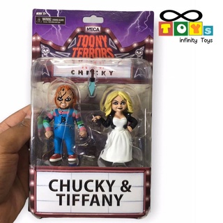 NECA - Toony Terrors Collection Bride of Chucky  Model Chucky &amp;Tiffany โมเดล ชัคกี้ &amp; ทิฟฟานี่ ขนาด6"