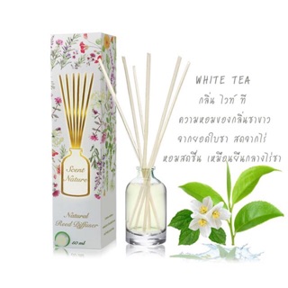 น้ำหอมไม้ปักอโรม่า กลิ่น White tea / scent nature