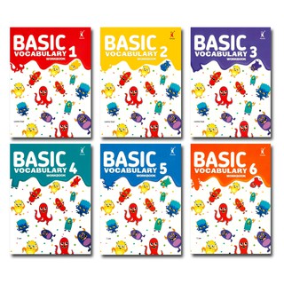 หนังสือแบบฝึกหัดประถม BASIC VOCABULARY 2018 หนังสือเรียนประถมศึกษา Pelangithai