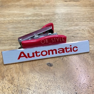 โลโก้ Automatic งานอลูมิเนียม ขนาด 11x1.5cm