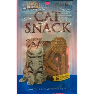 [Cheaper] Pet8 Cat Snack 50g ขนมแมว มินิเจอร์กี้สไลด์ ชิกเก้นมินิไบท์ มินิชิกเก้น สติ๊ก