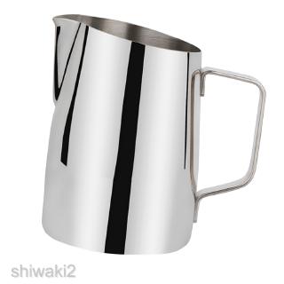 [SHIWAKI2] 450ml/700ml Stainless Coffee Frothing Milk Latte Jug Coffee Foam Cup Pitcher