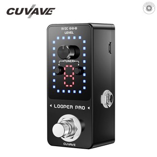 Cuvave Looper Pro แป้นเหยียบกีต้าร์ 40 นาทีหน้าจอแสดงผล Led