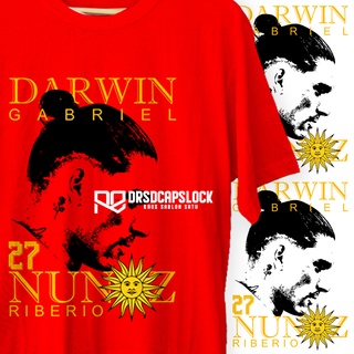 เสื้อยืดครอปเสื้อยืด พิมพ์ลาย Liverpool DARWIN NUNEZ LFC Ball สําหรับผู้ชาย S-5XL