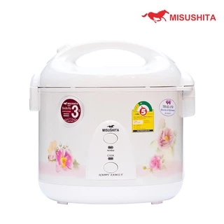 Misushita หม้อหุงข้าวอุ่นทิพย์ ขนาด 1.8 ลิตร รุ่น SKS-19E (รับประกัน 3 ปี) คละลาย