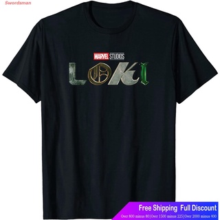 เสื้อยืดแขนสั้น Marvel Loki Logo T-Shirt Popular T-shirtsrt1