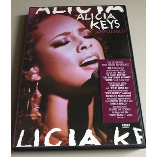 ดีวีดี บันทึกการแสดงสดคอนเสิร์ต ลิขสิทธิ์ มือ 2 สภาพดี...ราคา 329 บาท “Alicia Keys” คอนเสิร์ต “Unplugged”