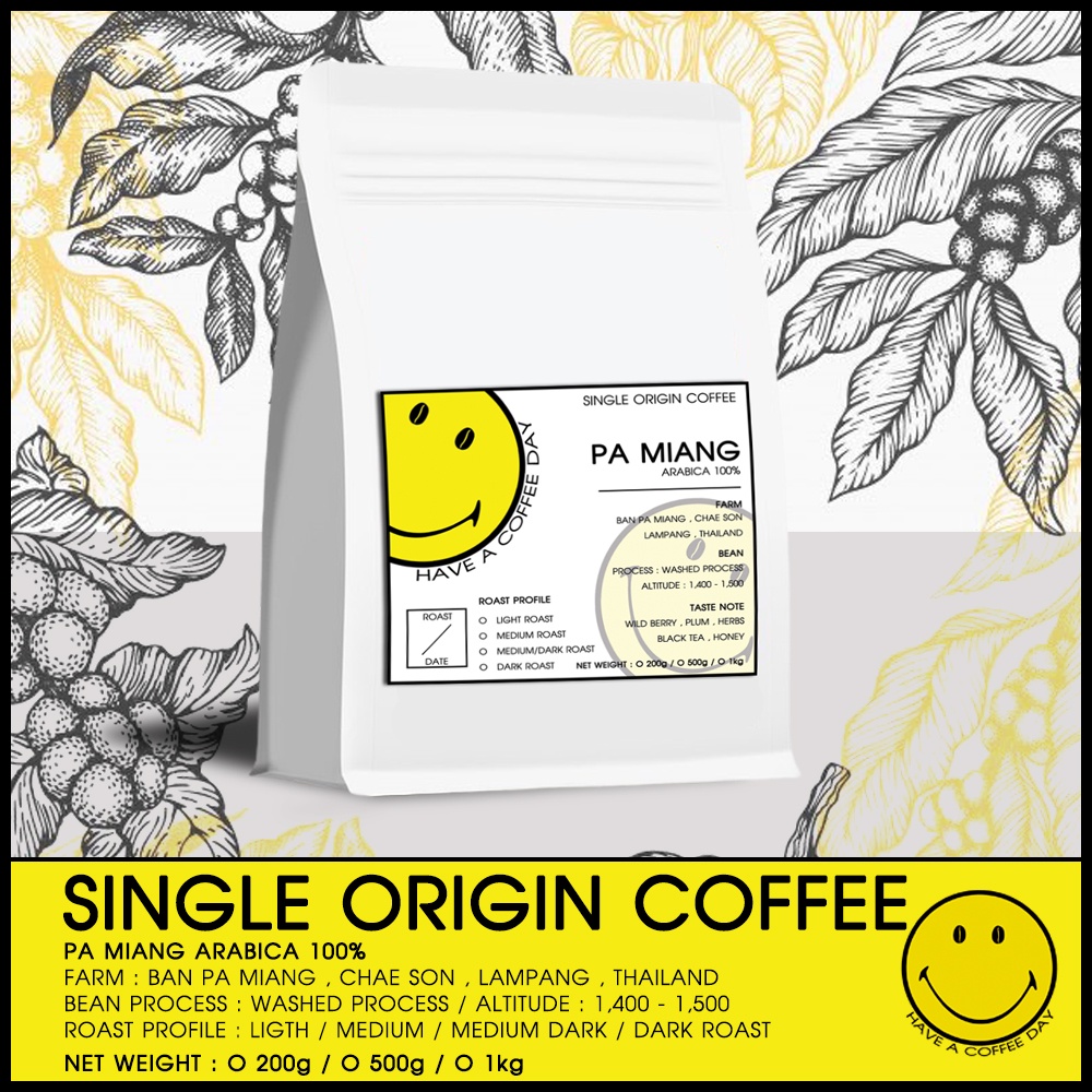 เมล็ดกาแฟป่าเหมี้ยง 🇹🇭 l PA MIANG l WASHED PROCESS l SINGLE ORIGIN COFFEE