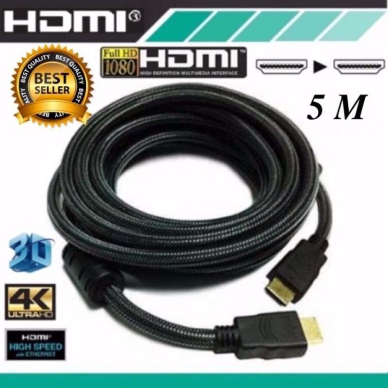 สาย HDMI เวอร์ชั่น v1.4 รองรับ 3D HIGH SPEED ใช้ได้กับ โทรทัศน์ คอมพิวเตอร์ และ อุปกรณ์ทุกอย่างที่มีช่อง HDMI CABLE