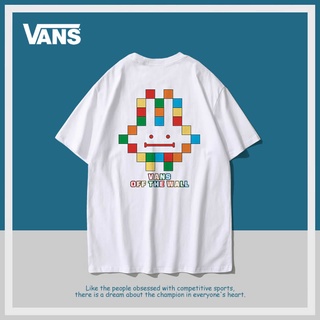 Vanss Vance ใหม่ เสื้อยืดแขนสั้น ผ้าฝ้าย ทรงหลวม โอเวอร์ไซซ์ แฟชั่นฤดูร้อน สําหรับผู้ชาย และผู้หญิงS-5XL