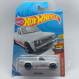 รถเหล็ก Hotwheels MAZDA REPU สีขาว yokohama (ib011)