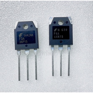 FQA36P15+FQA46N15 ของใหม่แท้ MOSFET TO247-3(P-Channel)/(N-Channel)-36A/150V-46A/150V(ขายเป็นคู่)มีของพร้อมจัดส่งในไทย