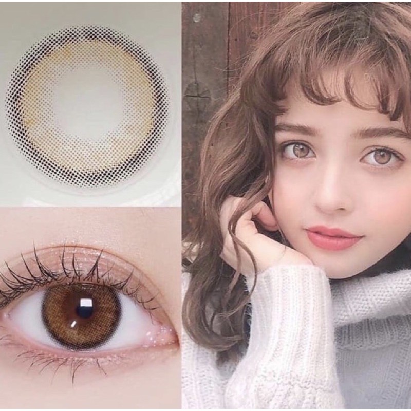 kitty kawaii mini olivia 💓แถมตลับทุกคู่❣️brown