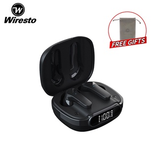 Wiresto หูฟังบลูทูธไร้สาย TWS ANC ลดเสียงรบกวน HIFI สําหรับโทรศัพท์ IOS Android