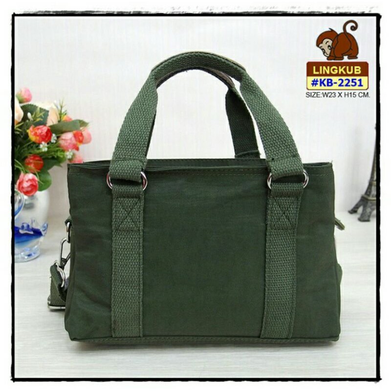 กระเป๋าใบเล็ก ยี่ห้อ LINGKUB รุ่น KB-2251 ถือได้ สะพายได้ #มีเก็บปลายทาง #กระเป๋าถือ #กระเป๋าสะพาย - รูปที่ 4