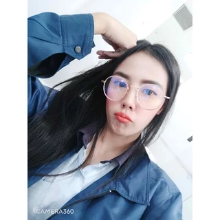 [COD] แว่นทรงหยดน้ำ เลนส์สายตาสั้น+กรองแสงสีฟ้า -0.50 ถึง -4.00 รุ่น 3121