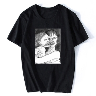 ผู้ชายมังงะ Junji Ito เสื้อยืด Shintaro Kago สาวเสื้อยืดเสื้อเชิ้ตการออกแบบด้านบนแขนสั้นความงาม z|{