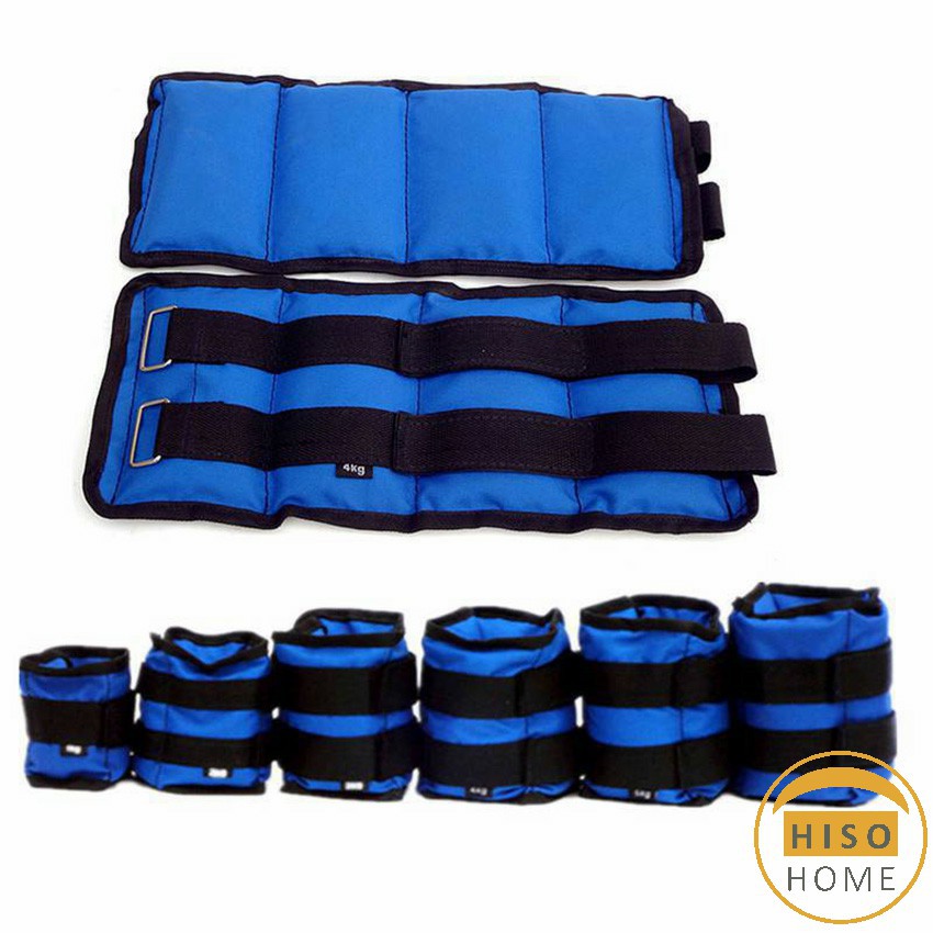 1kg & 2kg สำหรับข้อมือ ถุงทรายถ่วงน้ำหนัก ข้อเท้า 1 คู่ ถุงทรายถ่วงขา Ankle Weight Sandbag ราคา ถูกที่สุด ดีลบีเคเค