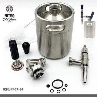 Ratika | Nitro Cold Brew Coffee Maker Mini Nitro set 2 liter CF-SW-2-1