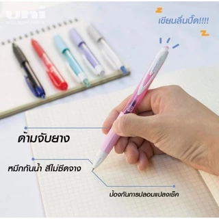 ปากกาลูกลื่น UNI Jetstream SXN-101 0.5 / 0.7 , แบบกด / ปลอก , สี น้ำเงิน / ดำ / แดง