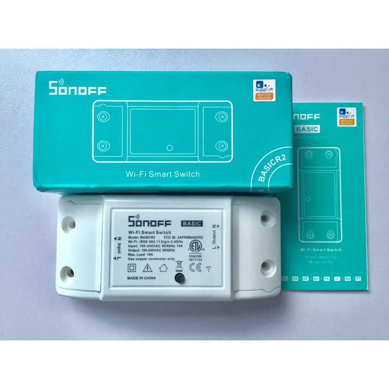 SONOFF BASICR2 WiFi Smart Switch Input 100-240VAC 50/60Hz 10A Output ...