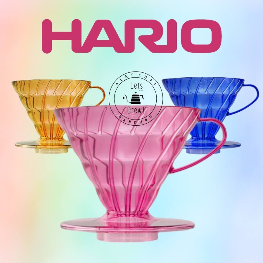 Hario Dripper V60 02 (1-4 ถ้วย) สีใส / Dripper V60 02