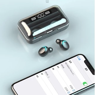 HiFi TWS 5.0 ชุดหูฟังสเตอริโอไร้สาย จริง หูฟังบลูทูธ เบสหนัก พร้อมกล่องชาร์จ หูฟัง Bluetooth 5.0 หูฟัง True Wireless หูฟ