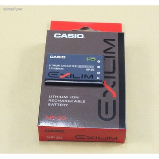 ❦ﺴ▥Casio EX-S500 S600 S720 S770 S880 กล้องดิจิตอล NP-20 แบตเตอรี่ + เครื่องชาร์จ