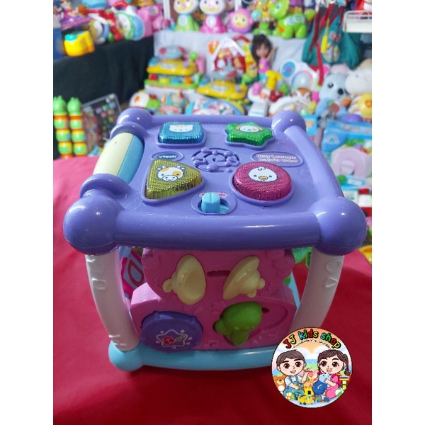 vtech กล่องกิจกรรมแบบทรงกระทัดรัด มีเสียงมีไฟน่ารักงานลูกสาว