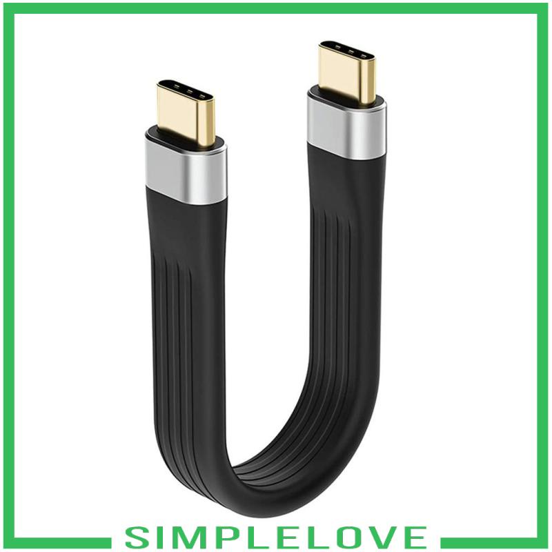 [Simplelove] สายเคเบิลชาร์จเร็ว Usb 3.1 Type C 0.4 ฟุต 5 นิ้ว 10Gbps
 #1