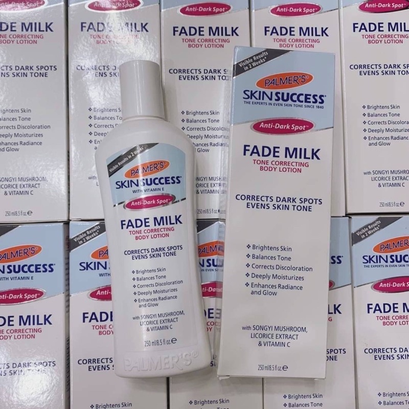 โลชั่นผิวขาวเฟดมิลค์ ของแท้ 100% Palmer's Skin Success Fade Milk Lotion