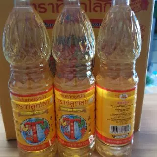 น้ำส้มสายชูหมัก ง่วนเชียง ตราทีลูกโลก (ทำจากธรรมชาติ 100%) 700 ml PURE RICE VINEGAR
