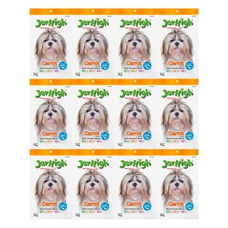 Jerhigh อาหารสุนัข รสแครอท ขนาด 70 กรัม (แพ็ค 12 ซอง)