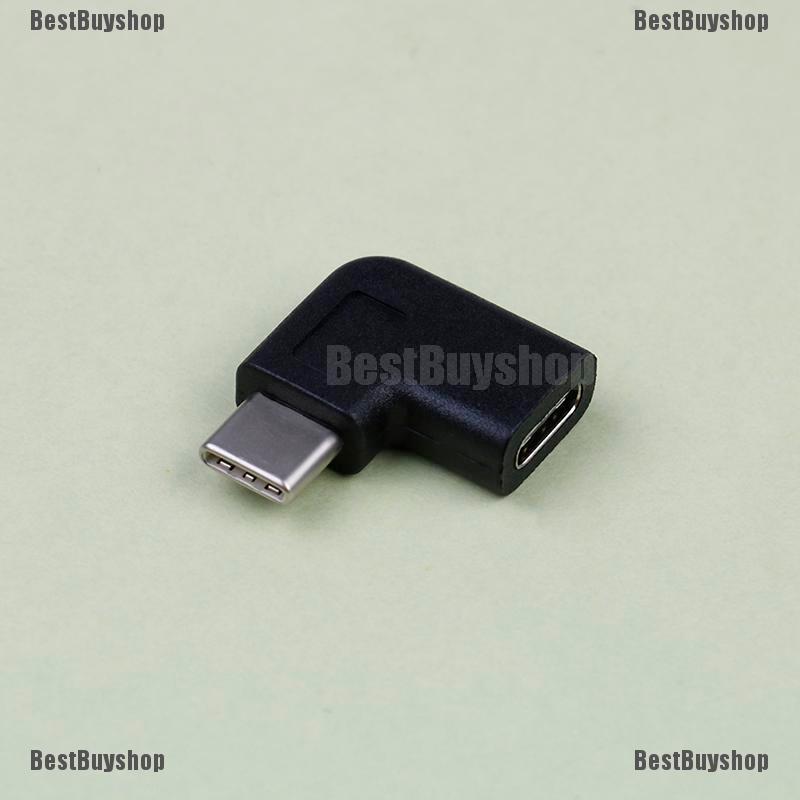 Span- ใหม่ อะแดปเตอร์แปลง USB 3.1 Type C ตัวผู้ เป็นตัวเมีย 90 องศา