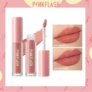 Pinkflash ลิปสติก ลิปกลอส เนื้อแมตต์ ไม่เหนียวติด ไม่จางง่าย สีแดง สําหรับผู้หญิง