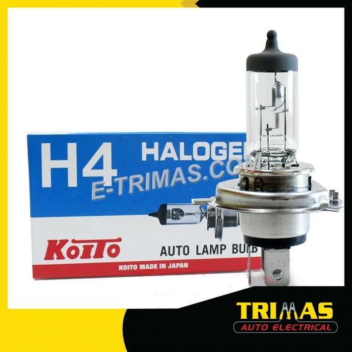 Koito-0456 H4 P43T 60/55W หลอดไฟฮาโลเจนหัว Toyota 12V