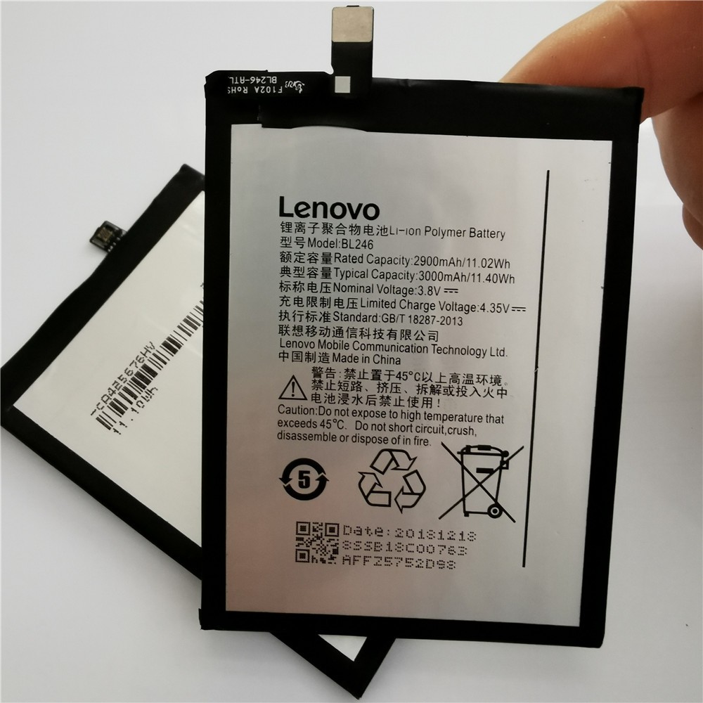 แบตเตอรี่เดิม Lenovo Vibe Shot Vibe สูงสุด Z90 Z90-3 Z90-7 สำหรับ Lenovo Z90 Z90a40 battery BL246 30