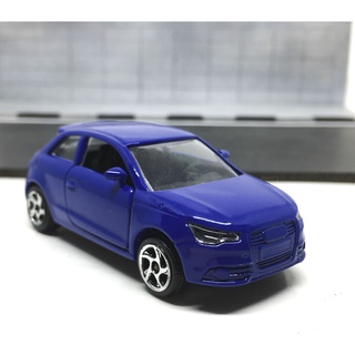 Majorette Audi A1 - no Stripes - Blue Color /Wheels 5SV /scale 1/58 (3 inches) no Package