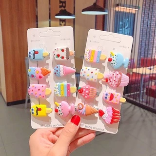 (10ชิ้น) พร้อมส่ง เลือกลายได้ กิ๊ฟติดผมเด็ก อุปกรณ์ติดผมเด็กหญิง น่ารัก สไตส์เกาหลี