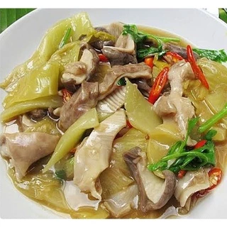 เกี่ยมฉ่าย (ผักดองสามรส) ไม่เจือสี พร้อมรับประทาน