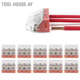 [Tool House.ay] Pcté103D อุปกรณ์เชื่อมต่อสายเคเบิ้ล แบบยืดหยุ่น 10 ชิ้น