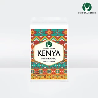 Pandora Coffee เมล็ดกาแฟ เคนยา Kenya Nyeri Kiandu เกรด AB คั่วอ่อน Light Roast