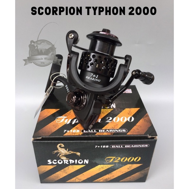 รอกสปินนิ่ง สกอเปี้ยน SCORPION TYPHON 2000/3000/4000/5000 (BLACK)