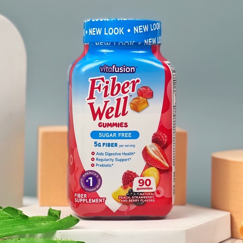 ทานผักผลไม้น้อย ท้องผูก ตัวนี้ช่วยได้ Fiber well ตัวใหม่ Sugar Free ปราศจากน้ำตาล แบบกัมมี่เยลลี่