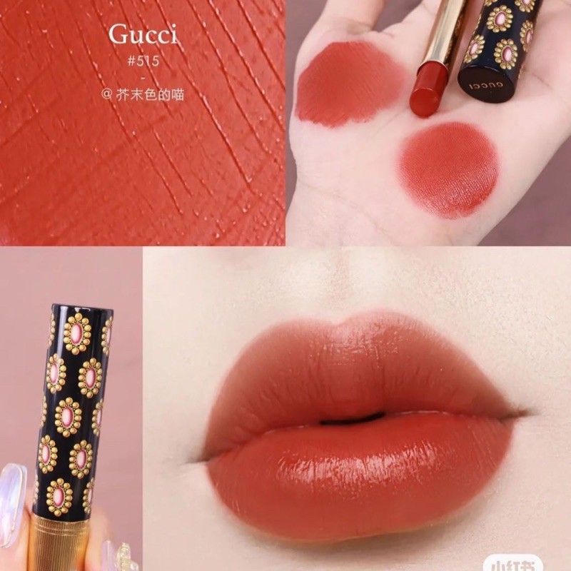 gucci glow and care lip colour