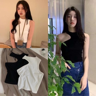 💫New💫(พร้อมส่ง)CURVE TANK TOP เสื้อกล้าม ป้ายWG.WE🇰🇷