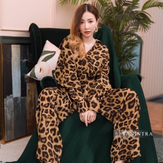 “Cheetah set” ชุดเซต ลายเสือ ถ่ายจากสินค้าจริง